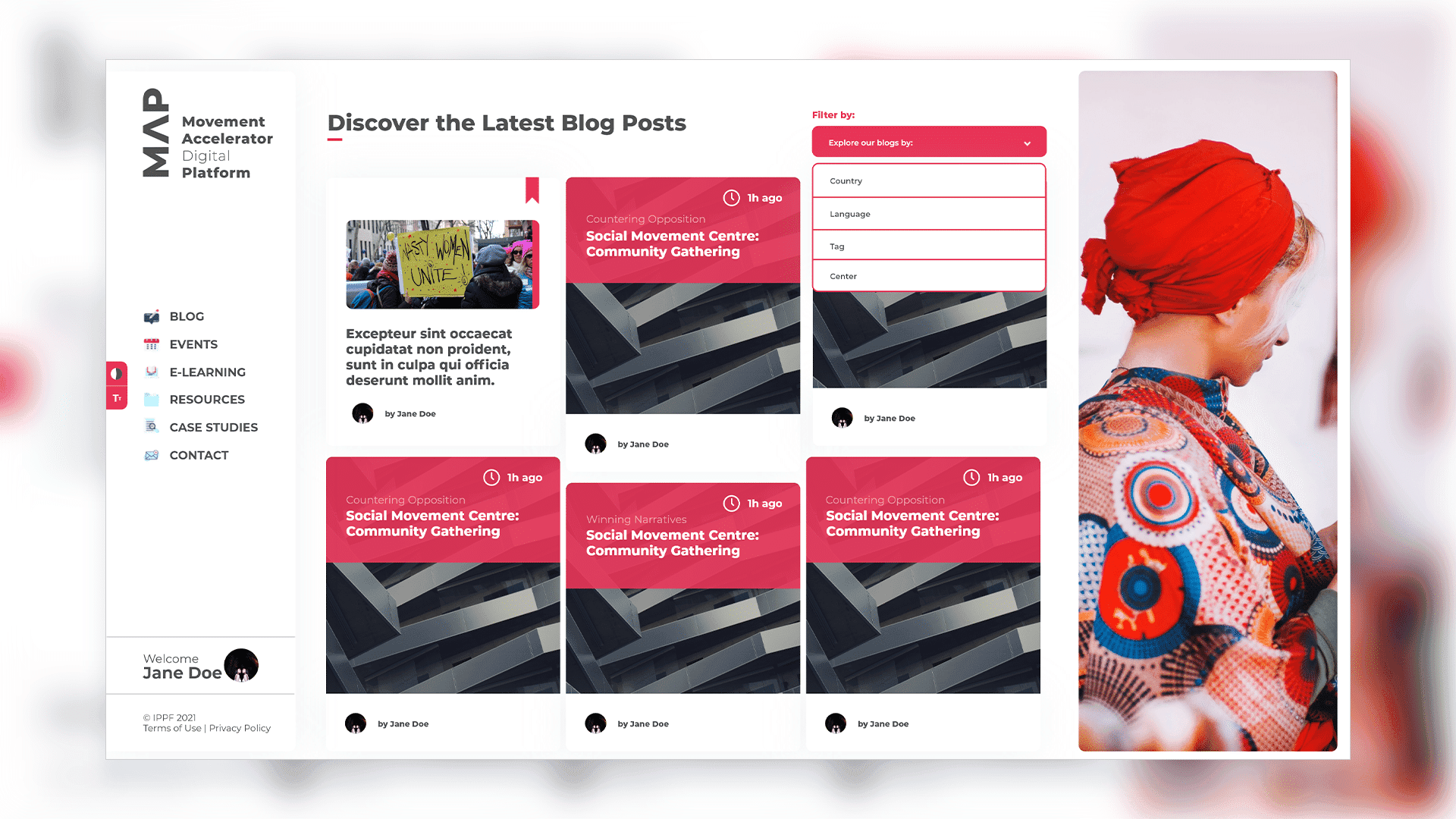 Movement Accelerator Platform — design work