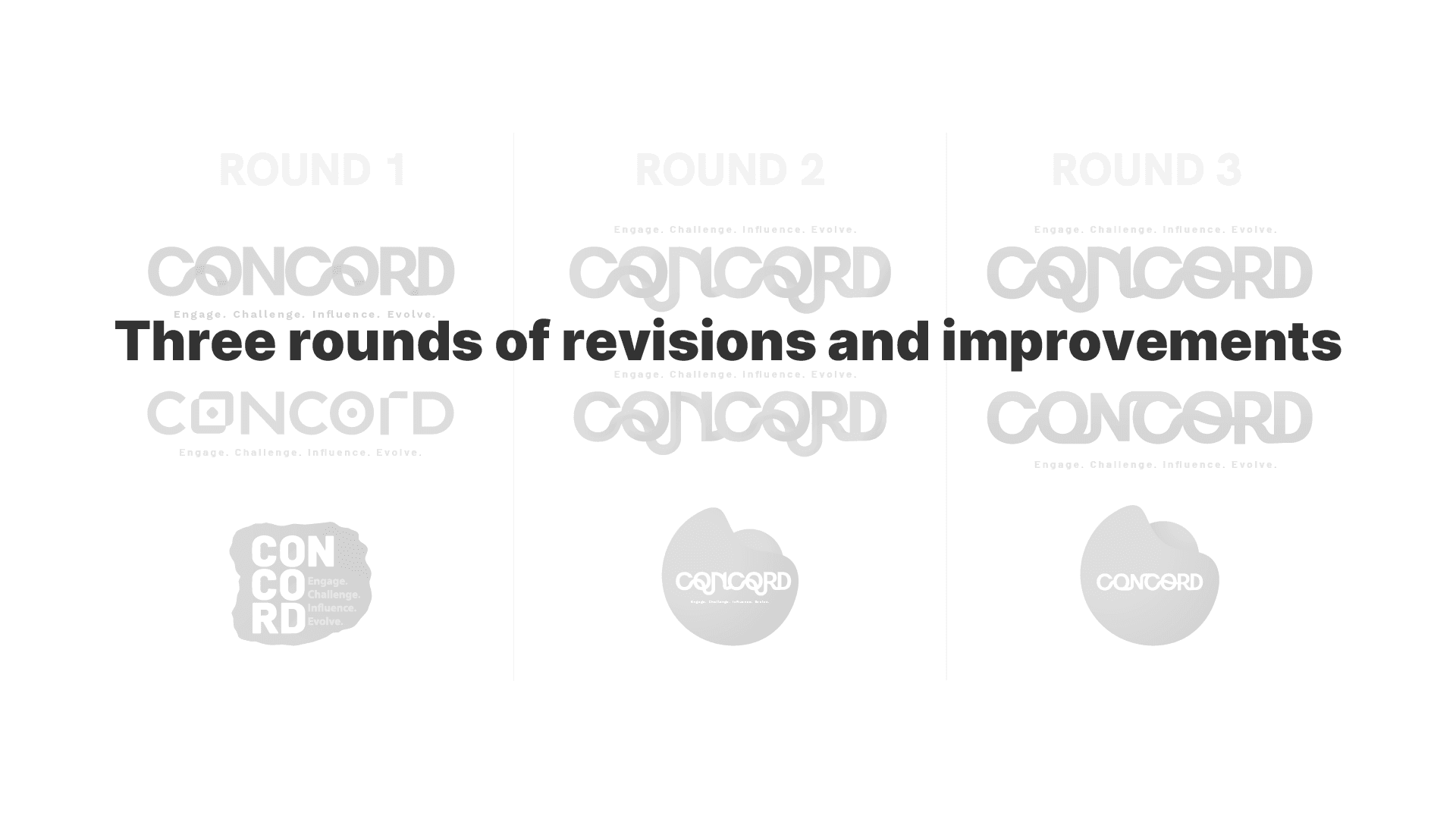 The logo proposal rounds