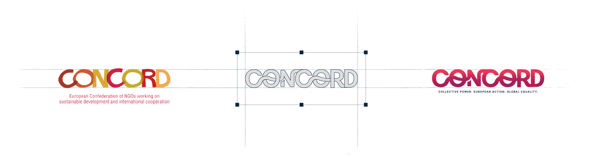 The old and new logo of CONCORD