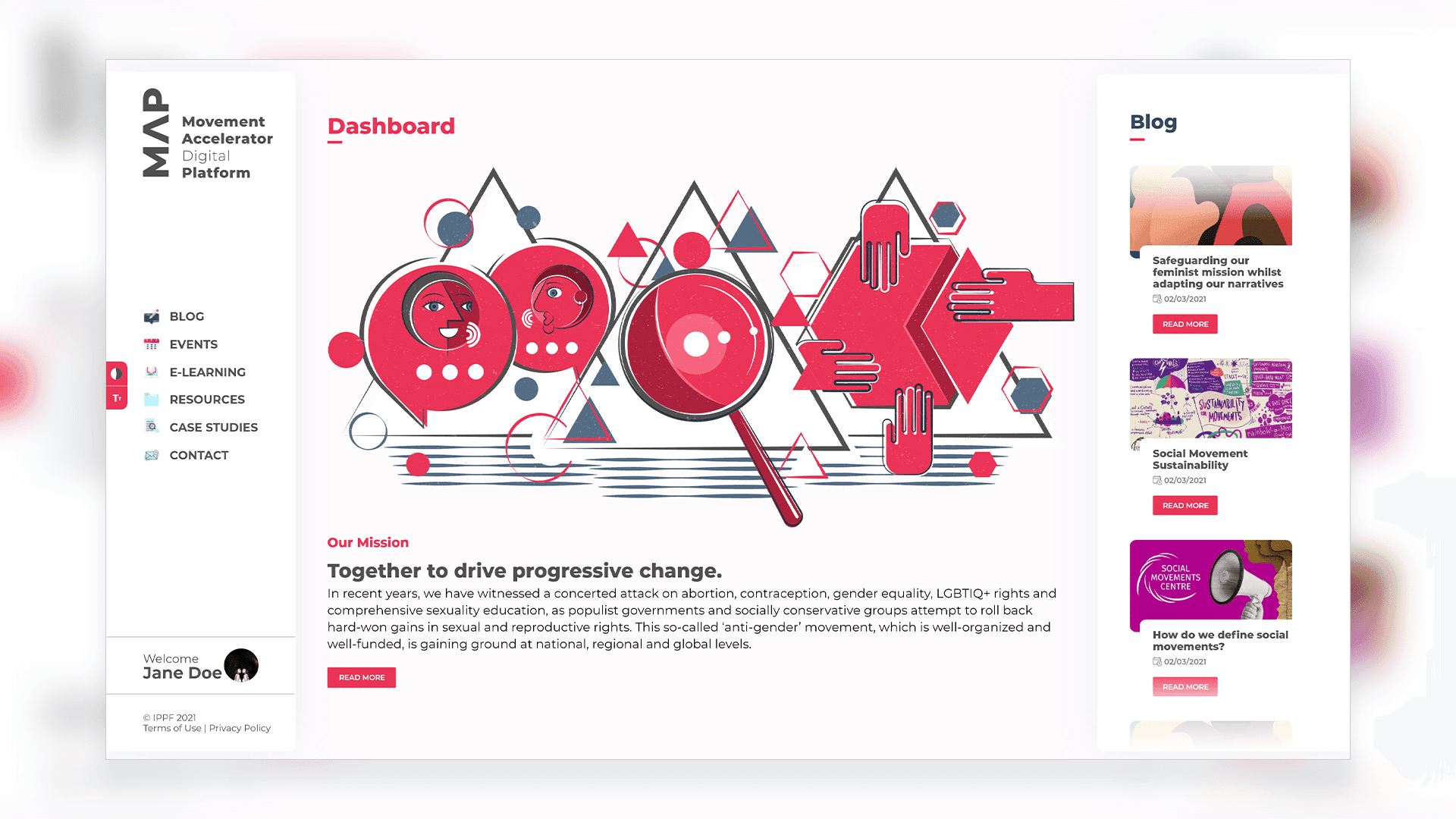Movement Accelerator Platform — design work