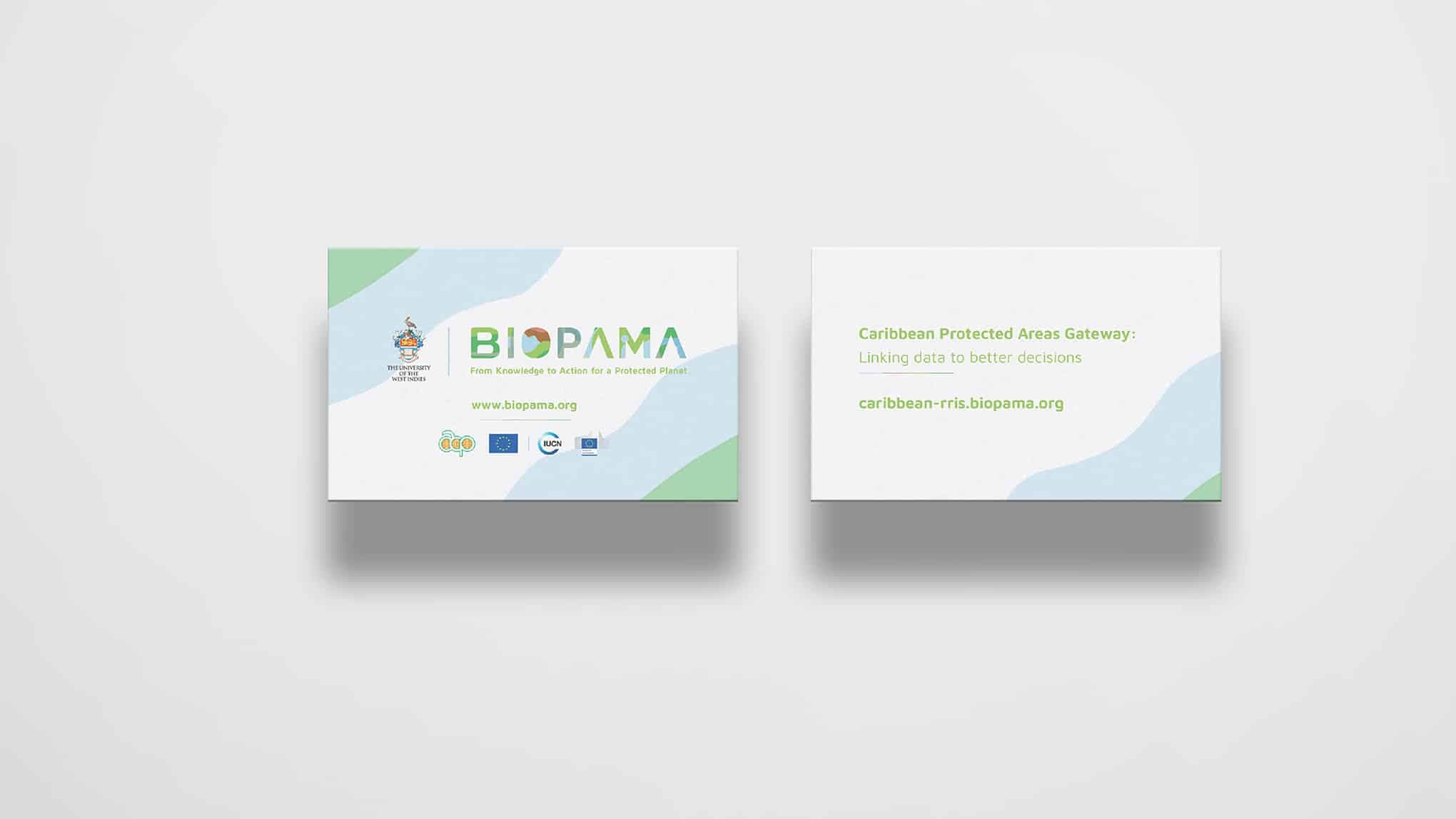 BIOPAMA - Branding and Development for Knowledge and Action — design work