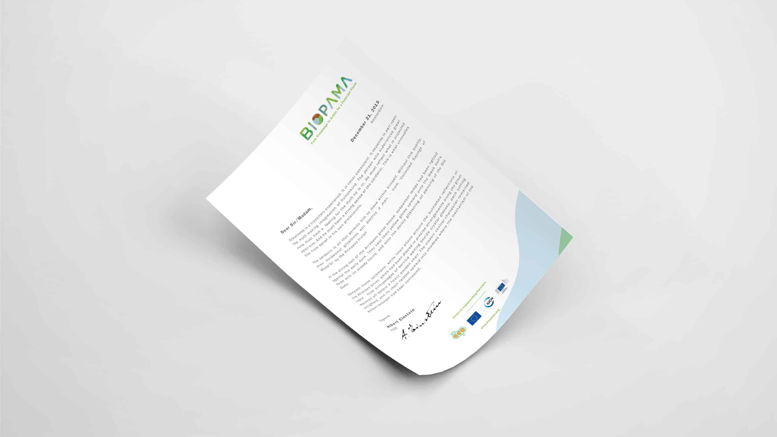 BIOPAMA - Branding and Development for Knowledge and Action — design work